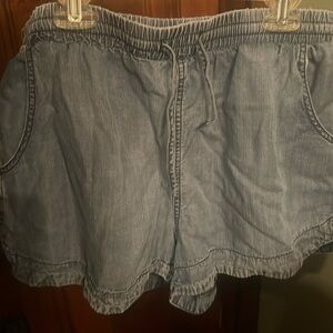 Target Universal Thread denim drawstring shorts Large
